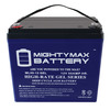 Mighty Max Battery 12V 55AH GEL Replacement Battery for Suntech Regent UB12500 ML55-12GEL225